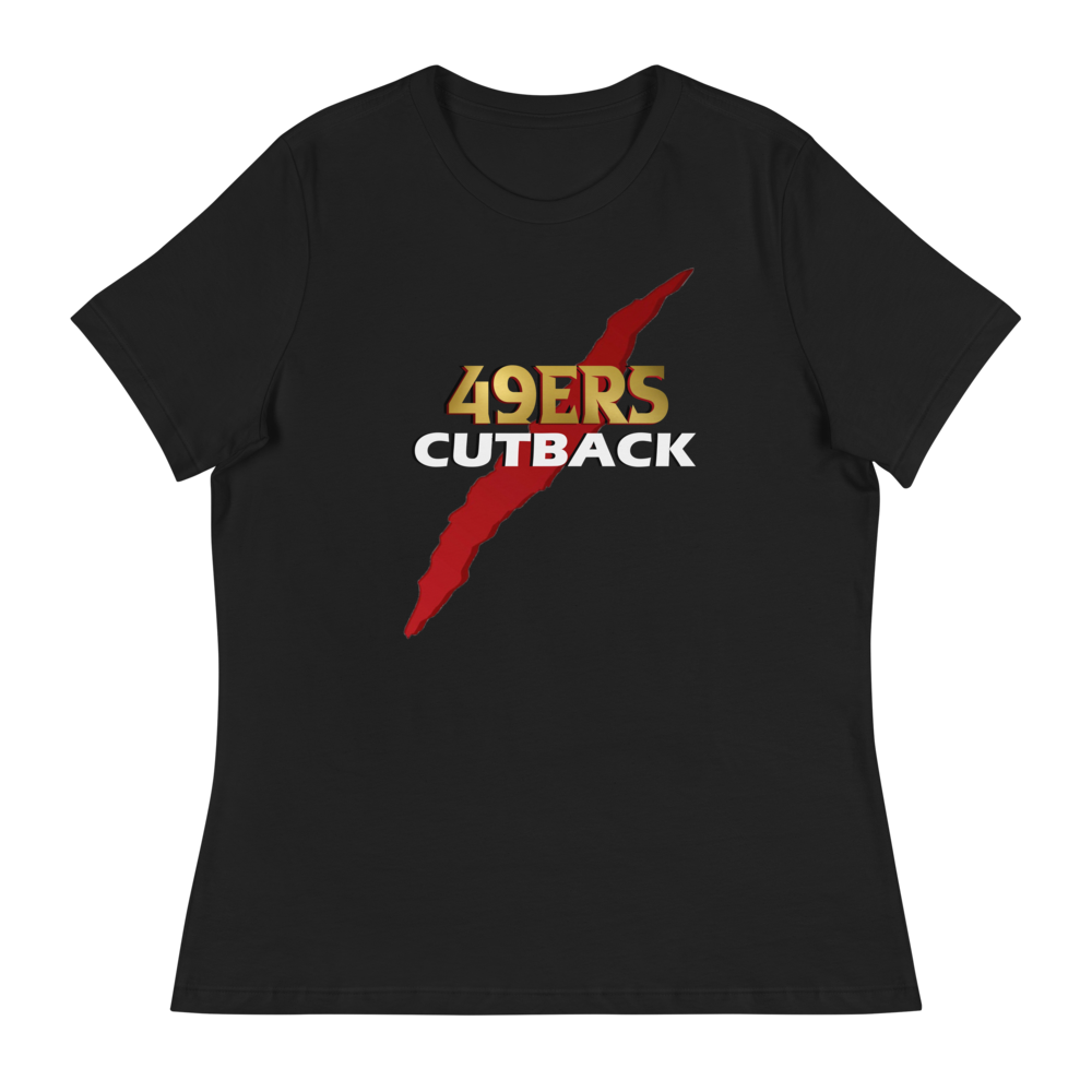 49ers Cutback Logo Women's Relaxed T-Shirt